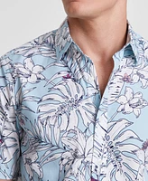 Club Room Men's Jarrett Woven Floral Shirt, Created for Macy's