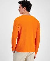 Club Room Men's Thermal Long-Sleeve Henley