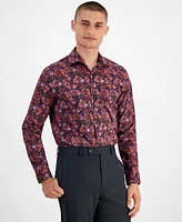 Bar Iii Men's Slim-Fit Floral Dress Shirt, Created for Macy's