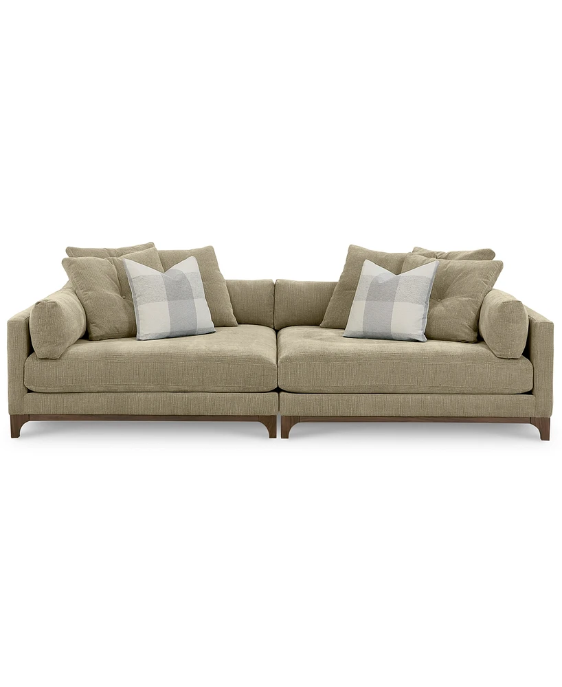 Brendalyn 2-Pc. Fabric Sectional Chaise Set, Created for Macy's