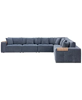 Nycolle -Pc. Modular Fabric L-Shape Sectional