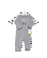 Hudson Baby Boys Unisex Cotton Coveralls