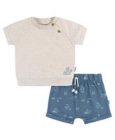 Gerber Baby Boys T-Shirt and Shorts Set, 2 Piece