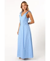 Petal and Pup Women's Lainey Tie Maxi Dress