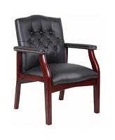 Boss Office Products Traditional Ivy League Guest Chair