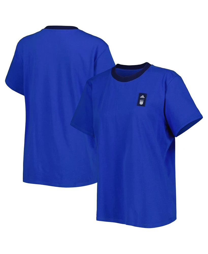 Adidas Women's Blue Italy National Team Training T-Shirt