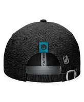 Fanatics Men's Black San Jose Sharks Authentic Pro Road Adjustable Hat