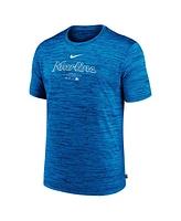 Nike Men's Blue Miami Marlins Authentic Collection Velocity Performance Practice T-Shirt