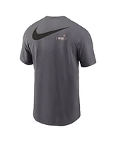 Nike Men's Charcoal Washington Nationals 2-Hit Speed City Connect T-Shirt