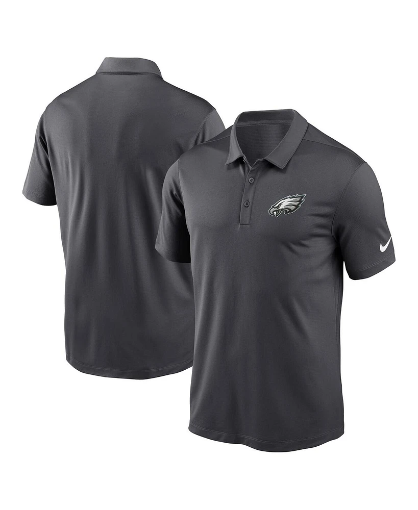 Nike Men's Anthracite Philadelphia Eagles Franchise Performance Polo