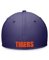 Nike Men's and Women's Purple Clemson Tigers 2024 Sideline Swoosh Flex Hat