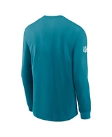 Nike Men's Teal Jacksonville Jaguars Sideline Performance Long Sleeve T-Shirt