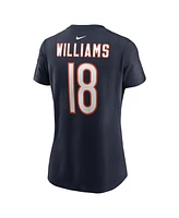 Nike Women's Caleb Williams Navy Chicago Bears 2024 Nfl Draft First Round Pick Name Number T-Shirt