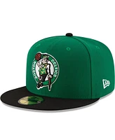 New Era Men's Kelly Green/ Boston Celtics 2024 Nba Finals Champions Side Patch 59FIFTY Fitted Hat