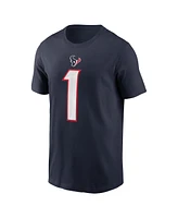 Nike Men's Stefon Diggs Navy Houston Texans Player Name Number T-Shirt