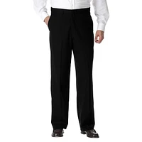 KingSize Big & Tall Ks Signature Collection No Hassle Classic Fit Expandable Waist Plain Front Dress Pants