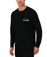 Lacoste Men's Large Croc Thermal Waffle Sleep Shirt