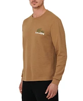 Lacoste Men's Large Croc Thermal Waffle Sleep Shirt