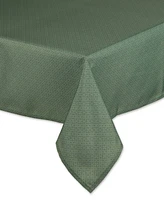 Design Imports Tonal Lattice Print Outdoor Tablecloth, 60x84 Inches