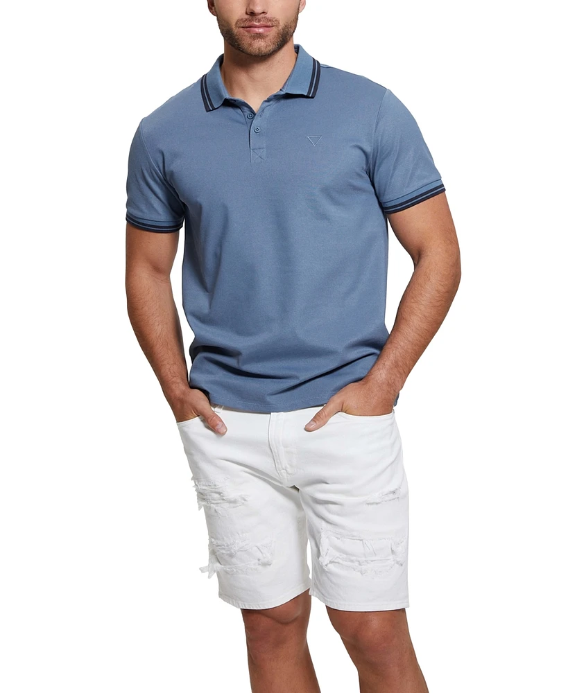 Guess Men's Sports Pique Polo