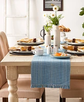 Design Imports Variegated Fringe Table Runner, 13x72 Inches