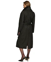 Donna Karan New York Women's Belted Scarf-Wrap Coat