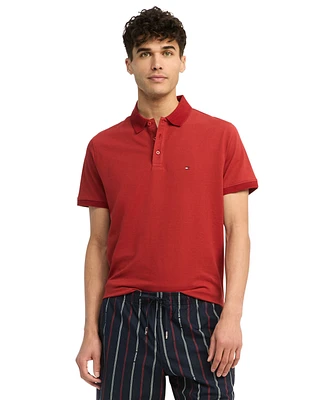 Tommy Hilfiger Men's Regular-Fit Two-Tone Polo Shirt