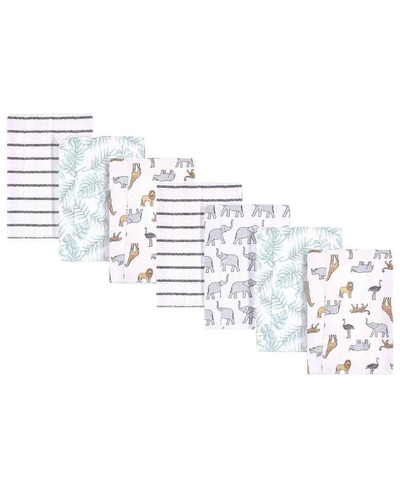 Hudson Baby Unisex Cotton Flannel Burp Cloths
