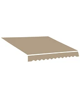 Outsunny Retractable Awning Fabric Replacement for 13' x 8' 840-151,