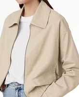 Frank and Oak Women's Ripstop Cotton Bomber Jacket