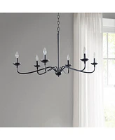 Streamdale Furniture Brighton 6-Light Farmhouse Metal Chandelier