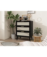 Streamdale Furniture 3 Drawer Cabinet, Suitable For Bedroom, Living Room, Study