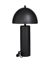 Rosemary Lane 22" Metal Accent Lamp with Dome Shade