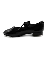 Capezio Girls Shuffle Tap Shoe Black Patent