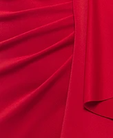 Xscape Women's One-Shoulder Ruffled Long Fit & Flare Dress
