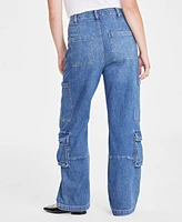 On 34th Women's High Rise Utility Cargo Jeans, Created for Macy's