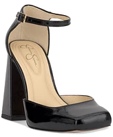 Jessica Simpson Women's Lollah Block-Heel Ankle-Strap Pumps