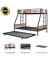 Streamdale Furniture Twin Over Full Bunk With Trundle