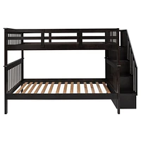 Full-Over-Full Bunk Bed with Storage