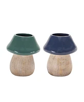 Slickblue Garden Mushroom Planter (Set of 2)