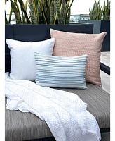 Anaya Home Seaside Smooth Indoor Outdoor Pillow 24x24 24x24