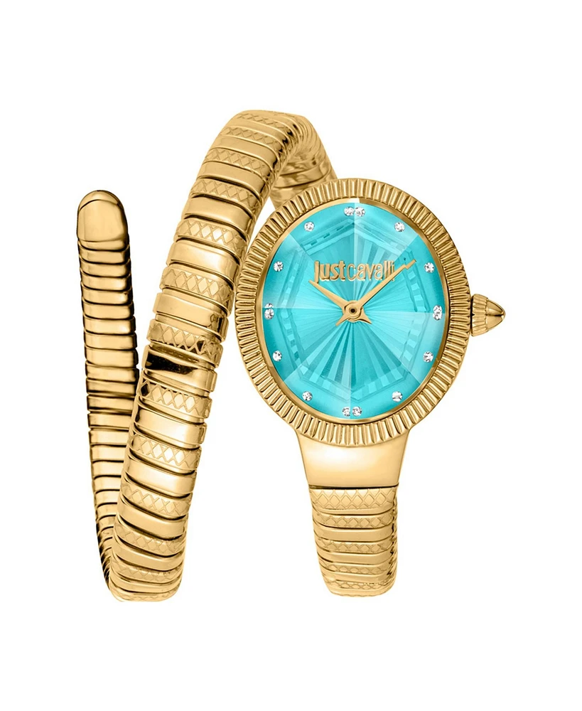 Just Cavalli Women's Ardea Turquoise Dial Watch - JC1L268M0035