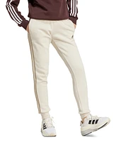 adidas Women's 3-Stripe Cotton Fleece Sweatpant Jogger