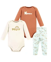 Hudson Baby Girls Long-Sleeve Bodysuits and Pants