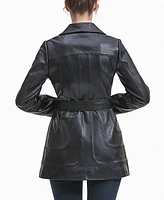 Bgsd Plus Erika Leather Coat