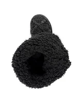 Muk Luks Women's Malena Boots, Black Lattice, 7