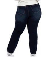 1822 Denim Plus Size High Rise Slim Boot Jean