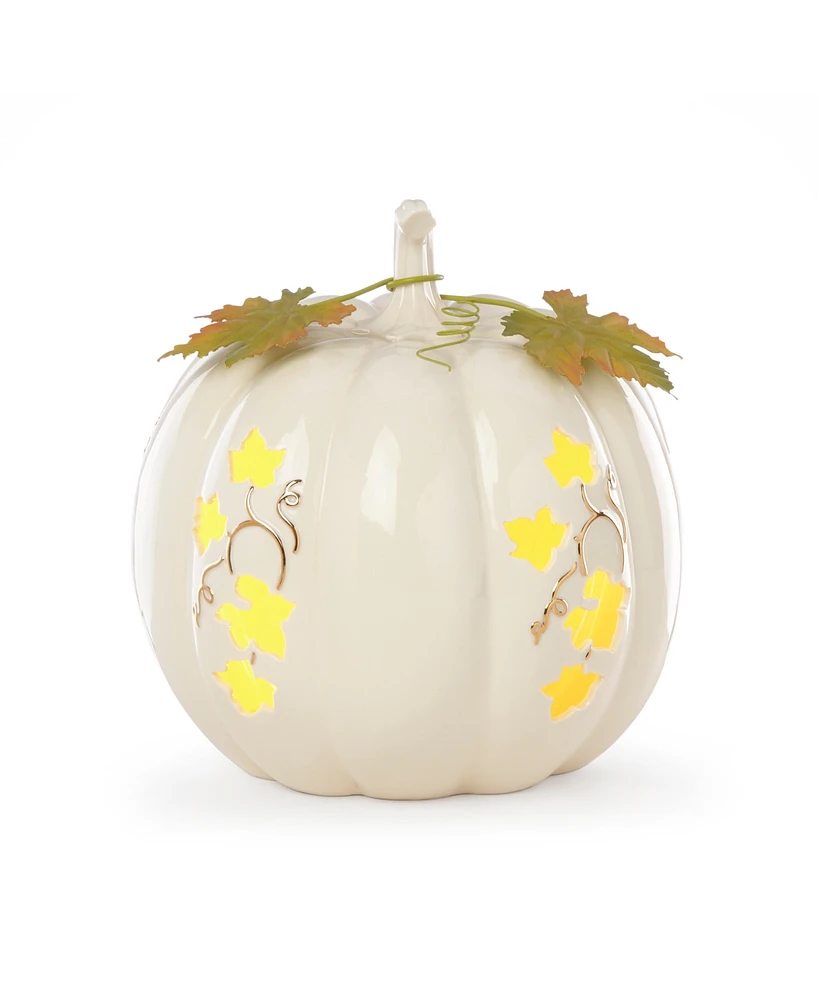 Lenox Lighted Pumpkin Centerpiece