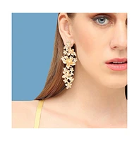 Sohi Women's Flora Drop Earrings