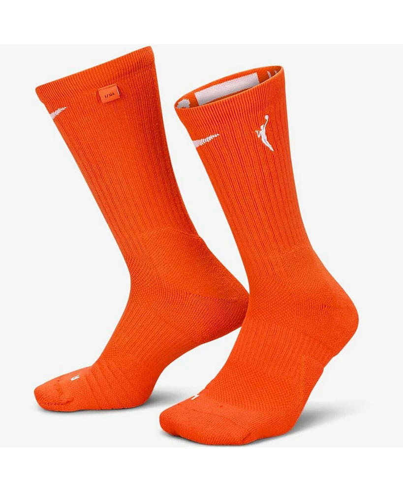 Nike Men's and Women's Orange Wnba Team 13 Elite Performance Crew Socks